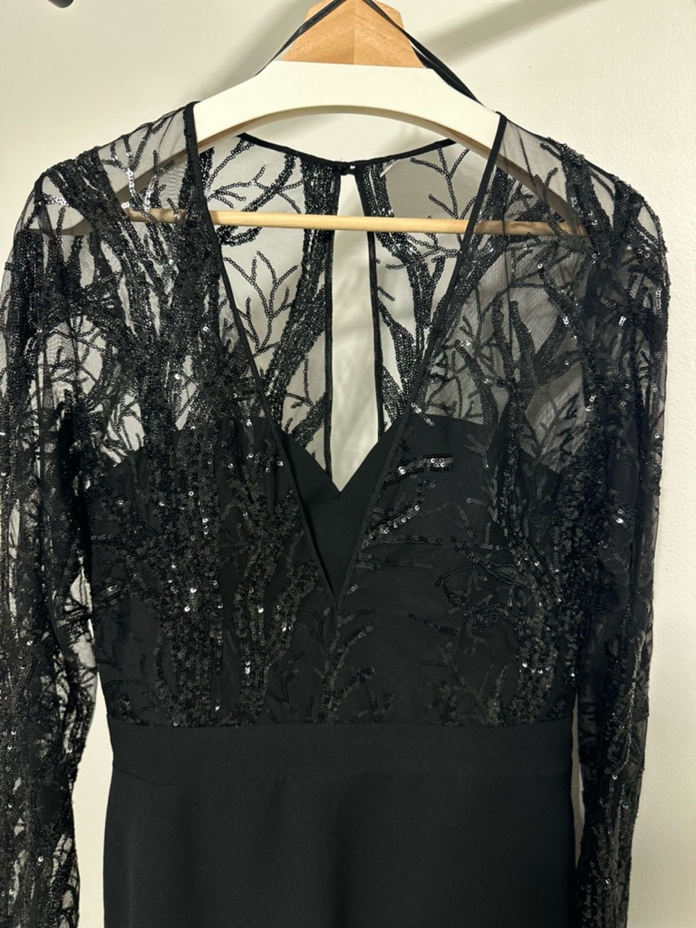 New Black Sequin Dress – US 10 / Size 40